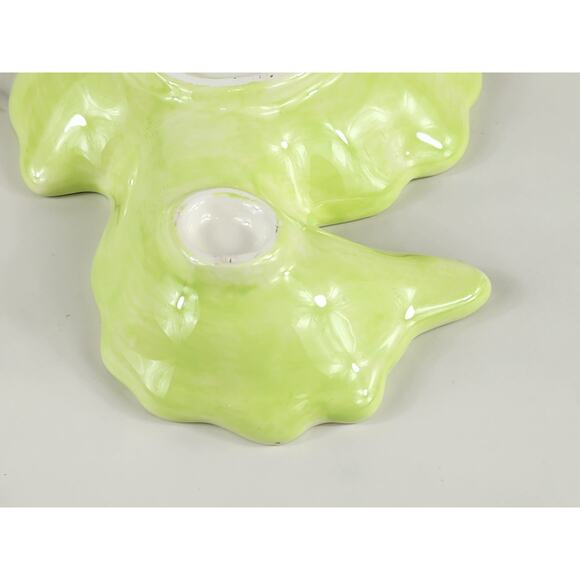 Seahorse Shaped Tray Kate Williams Turquoise 10" Ceramic Glazed 90s Vintage - Picture 13 of 15